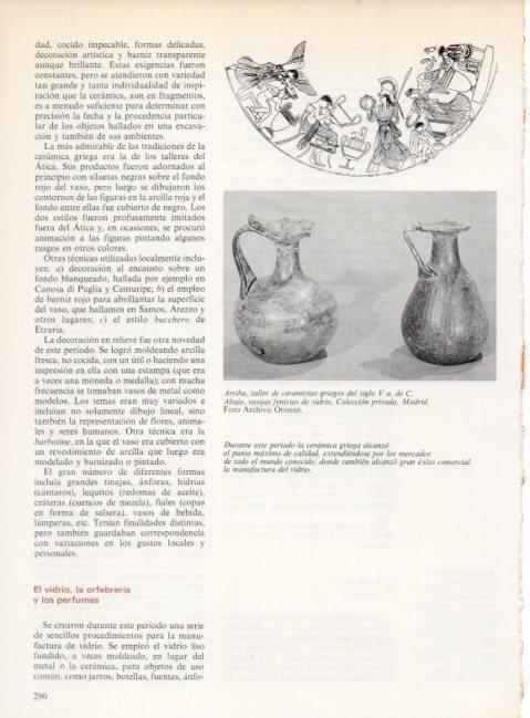LAMINA V19280: Vasijas fenicias de vidrio