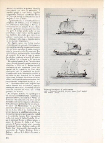 LAMINA V19283: Reconstruccion de naves de guerra romanas según Monleon