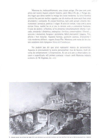 LAMINA V19318: Manresa. Gravat de primers dels segle XIX