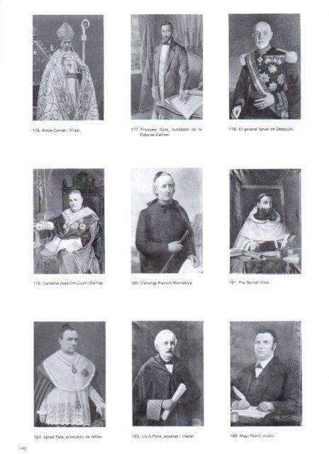 LAMINA V19372: Retrats de manresans il·lustres a la Casa de la Ciutat de Manresa