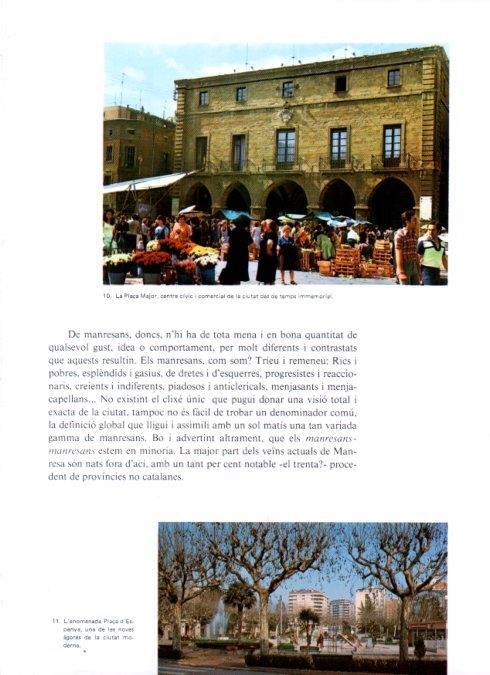 LAMINA V19319: Manresa. La Plaça Major i la Plaça d'Espanya