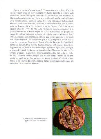 LAMINA V19326: Segell del rei Pere III, Arxiu Historic de Manresa