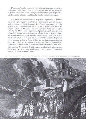 LAMINA V19329: L'incendi i saqueig de Manresa pels soldats de Macdonald per Joan Serra Pausas