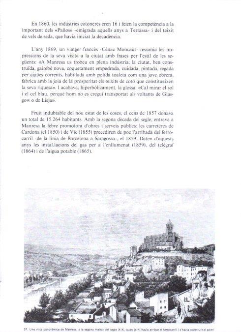 LAMINA V19330: Vista panoramica de Manresa segona meitat segle XIXç