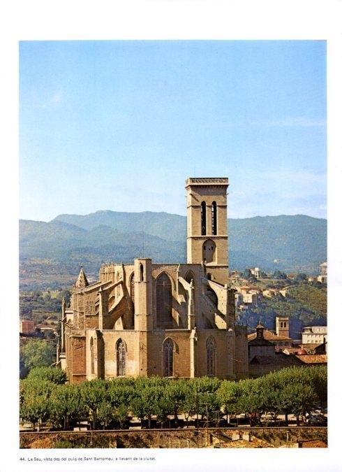 LAMINA V19333: Manresa. La Seu vista des del puig de Sant Bartomeu