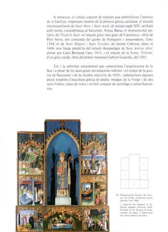LAMINA V19335: Retaule de St. Miquel i St. Nicolau de la Seu per Jaume Cabrera