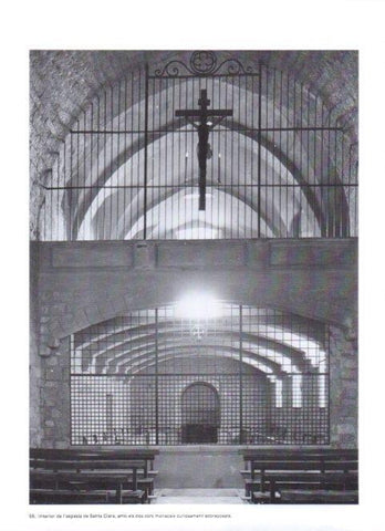 LAMINA V19338: Manresa. Interior de l'esglesia de Santa Clara