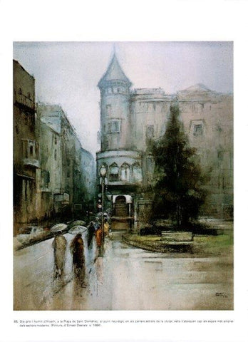 LAMINA V19344: Plaça de Sant Domenec per Ernest Descals