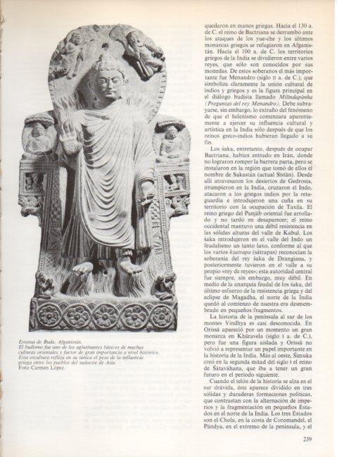 LAMINA V19257: Estatua de buda, Afganistan