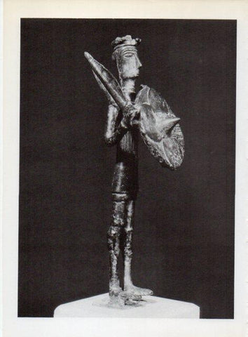 LAMINA V19172: Figura de guerrero cultura de los muragas