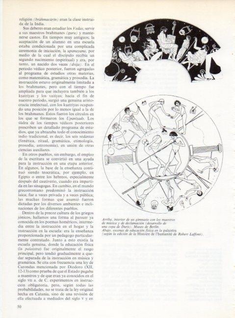 LAMINA V19187: Escenas de educacion fisica en la palaistra