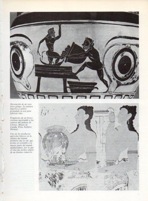LAMINA V19190: Decoracion de un vaso atico griego