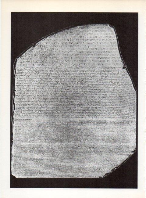 LAMINA V19181: Piedra de Rosetta