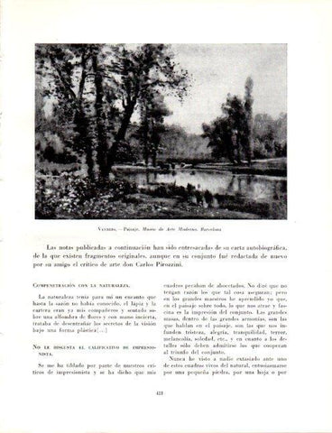 LAMINA V19143: Paisaje por Joaquin Vayreda
