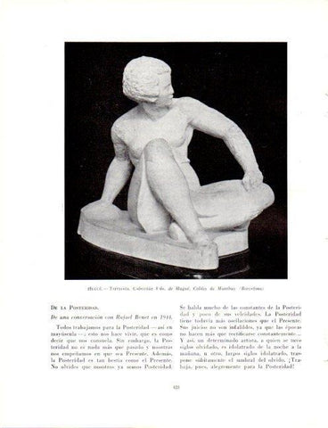 LAMINA V19147: Terracota por Manolo Hugue