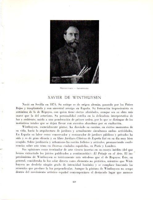 LAMINA V19148: Autorretrato por Xavier de Winthuysen