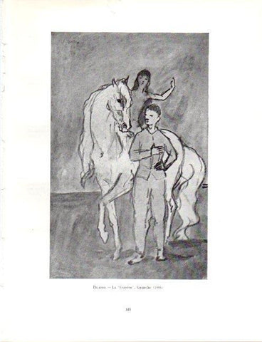 LAMINA V19154: La ecuyere por Picasso