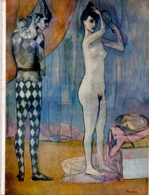 LAMINA V19156: Familia de arlequines por Picasso