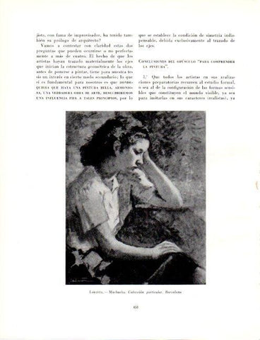 LAMINA V19157: Muchacha por Francisco Labarta