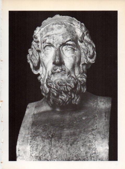 LAMINA V19232: Busto de Homero