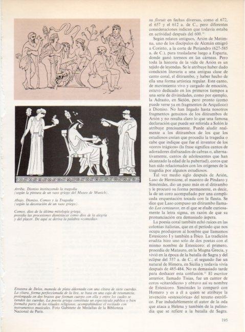 LAMINA V19237: Dionisio y Comos decoracion de un vaso griego