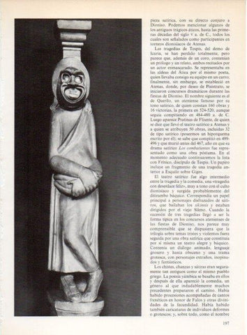 LAMINA V19238: Estatua de actor comico, Museo de Constantinopla