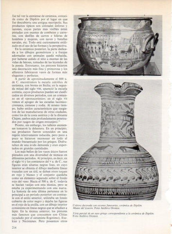 LAMINA V19246: Vaso griego ceramica de Dipilon