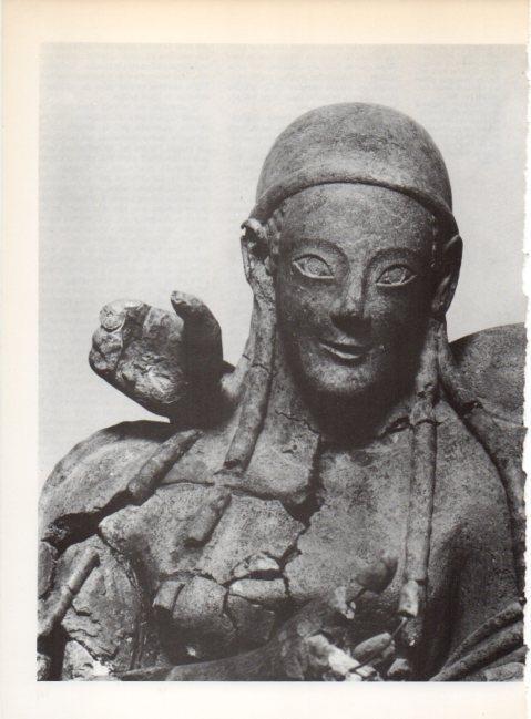 LAMINA V19227: Detalle del sarcofago de Cerveteri