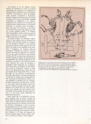 LAMINA V19199: Dibujo de los restos de un carro de una tumba epoca Yin
