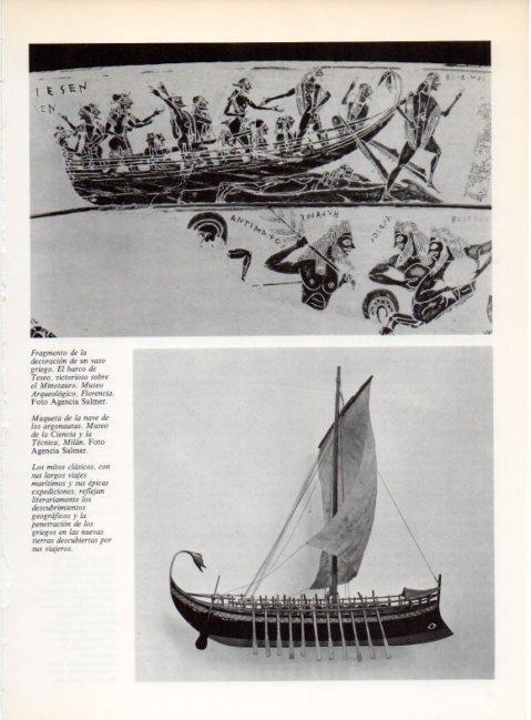 LAMINA V19204: Maqueta de la nave de los argonautas