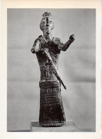 LAMINA V19207: Estatua de guerrero de Luristan, Museo de Teheran