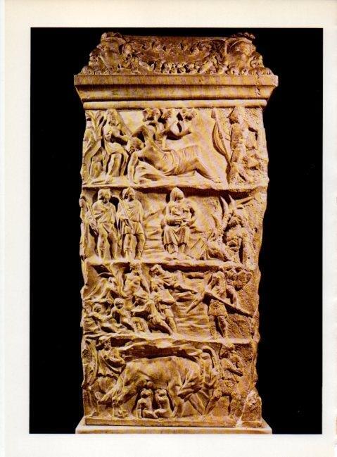 LAMINA V19211: El rey Jerjes y sus cortesanos, bajorrelieve  Palacio de Persepolis