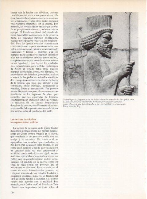 LAMINA V19216: Bajorrelieve soldado persa, Palacio de Persepolis