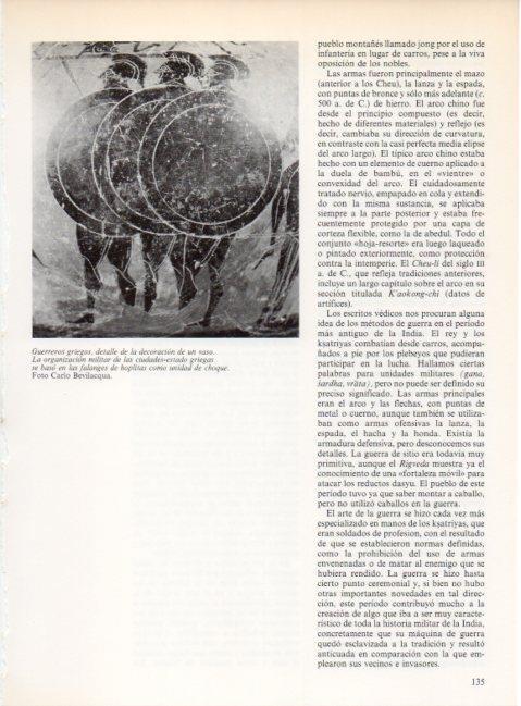LAMINA V19217: Guerreros griegos decoracion de un vaso