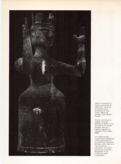 LAMINA V19223: Mujer terracota de la necropolis de Gazi, Creta