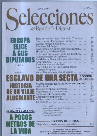 Selecciones del Readers Digest: 1984 Junio: Historico y moderno Tajo, La mafia siliciana