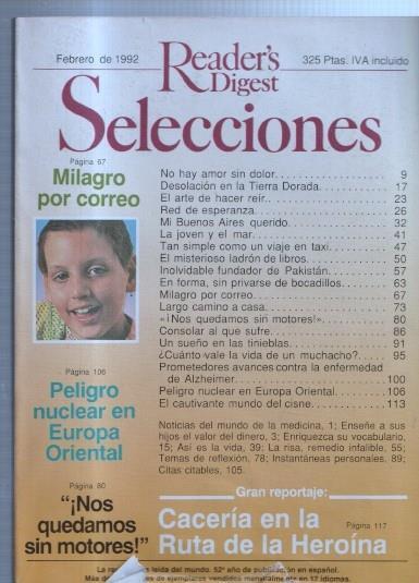 Selecciones del Readers Digest: 1992 febrero: Desolacion en la tierra dorada