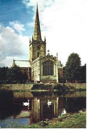 POSTAL L05093: Iglesia de la Santisima Trinidad en Stratford upon Avon