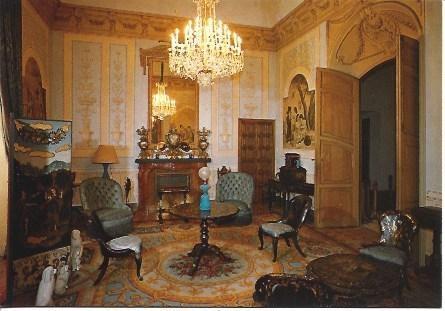 POSTAL L05104: Salon de los Cinco Sentidos, Palacio de Viana en Cordoba