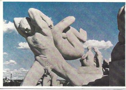 POSTAL L05052: Escultura en Oslo