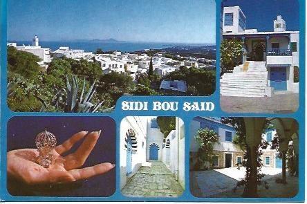 POSTAL L05054: Vistas de Sidi Bou Said, Tunez