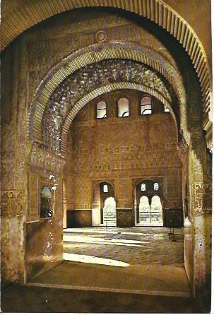 POSTAL L05077: Salon de Embajadores de la Alhambra de Granada