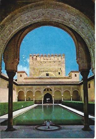 POSTAL L05079: Patio de los Arrayanes de la Alhambra, Granada