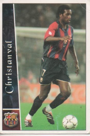 Cromo E003769: Trading Card. Las Fichas de la Liga 2003. nº 90 Christianval, F.C. Barcelona