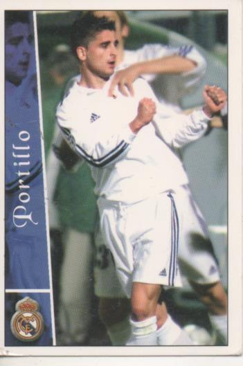 Cromo E003766: Trading Card. Las Fichas de la Liga 2003. nº 78 Portillo, Real Madrid