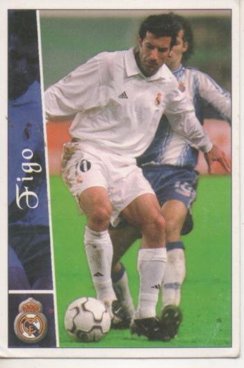 Cromo E003764: Trading Card. Las Fichas de la lLIga 2003. nº 75 Figo, Real Madrid