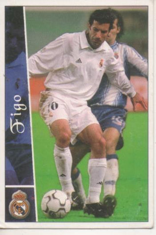 Cromo E003764: Trading Card. Las Fichas de la lLIga 2003. nº 75 Figo, Real Madrid