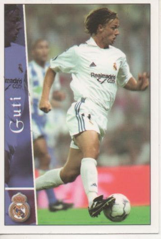 Cromo E003762: Trading Card. Las Fichas de la Liga 2003. nº 72 Guti, Real Madrid