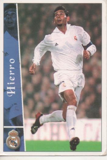 Cromo E003756: Trading Card. Las Fichas de la Liga 2003. nº 62 Hierro, Real Madrid