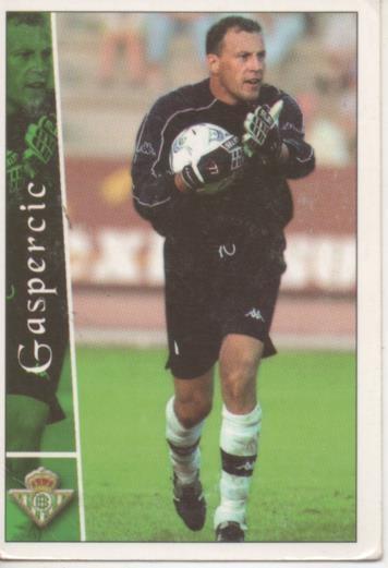 Cromo E003779: Trading Card. Las Fichas de la Liga 2003. nº 140 Gaspercic, Real Betis 